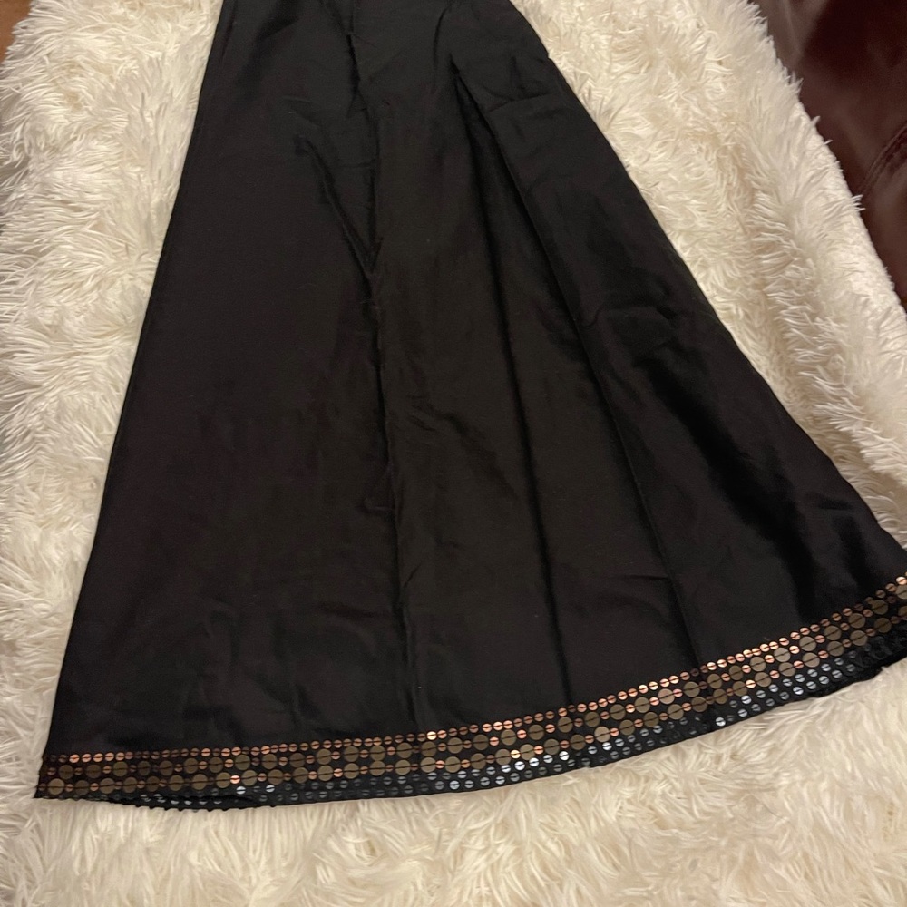 Sutton studio cotton skater sequins bottom skirt